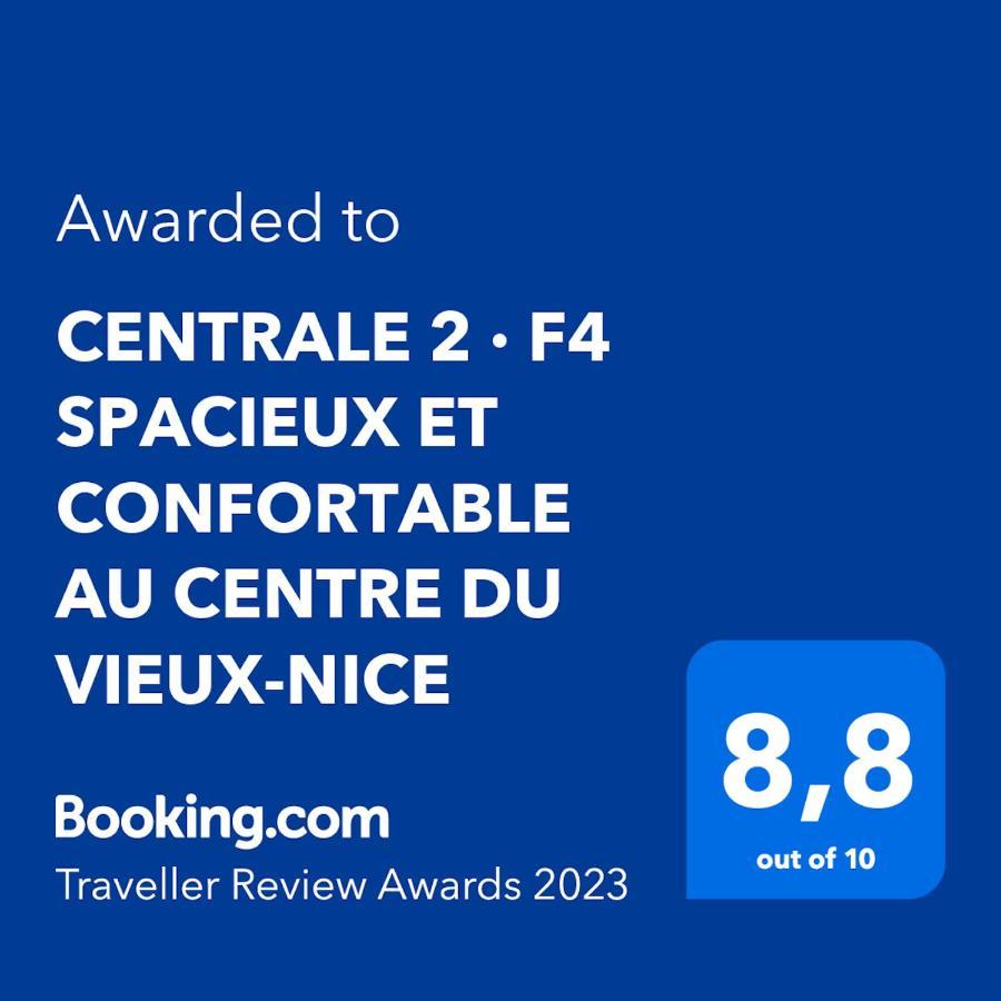 Apartament Centrale 2 - F4 Spacieux Et Confortable Au Centre Du Vieux-Nicea Zewnętrze zdjęcie